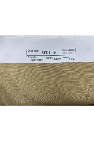 SFD1-10   稻穗黃色   width：320cm    100%polyester 正面照